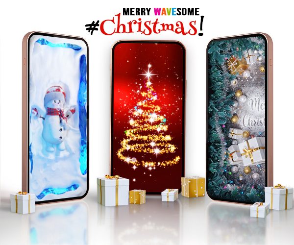Wave Live Wallpapers HD & 3D Wallpaper Maker – Free Christmas and New Year Live Wallpapers