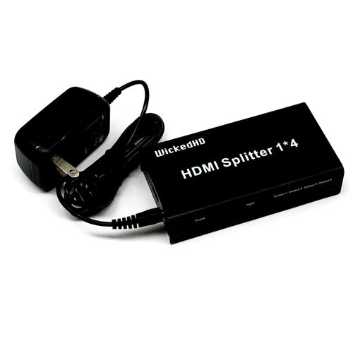 Online Outlet Store ShippedPrice.com reduces WickedHD HDMI 4 Port Splitter to $9.99 with Free Shipping
